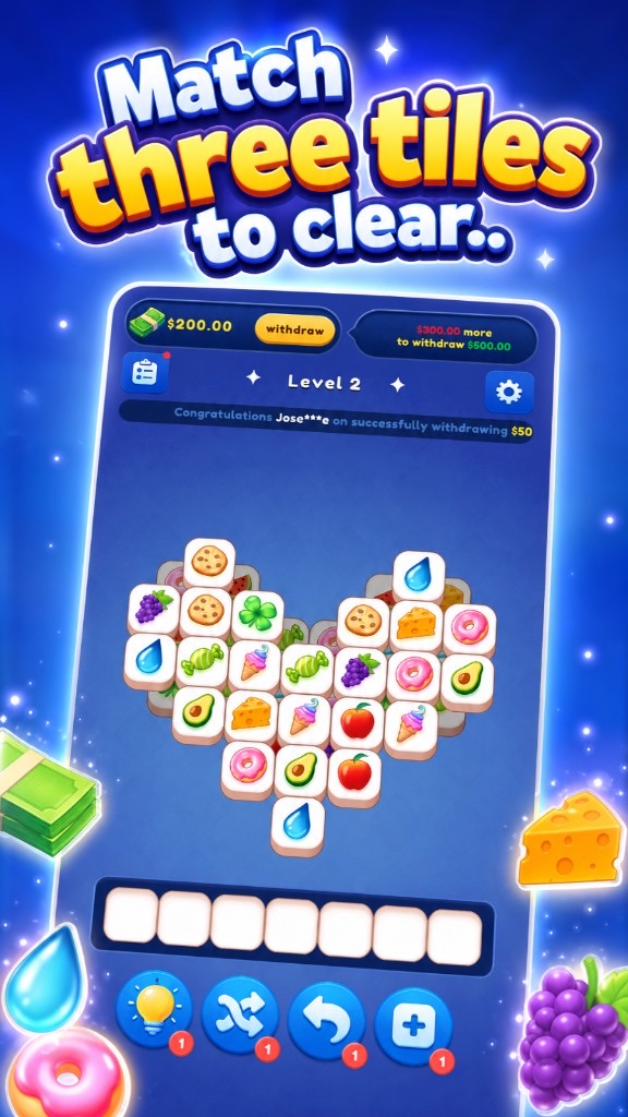 Task Center with daily rewards and progress bars